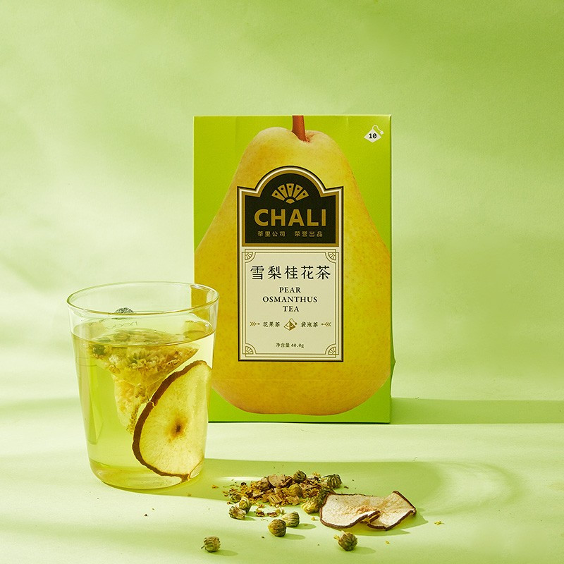 茶里ChaLi雪梨桂花茶 盒装40g高清大图