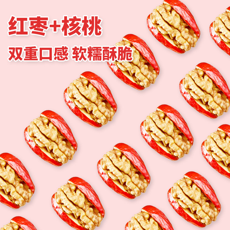 佑晨光-666g红枣夹核桃礼盒HC高清大图