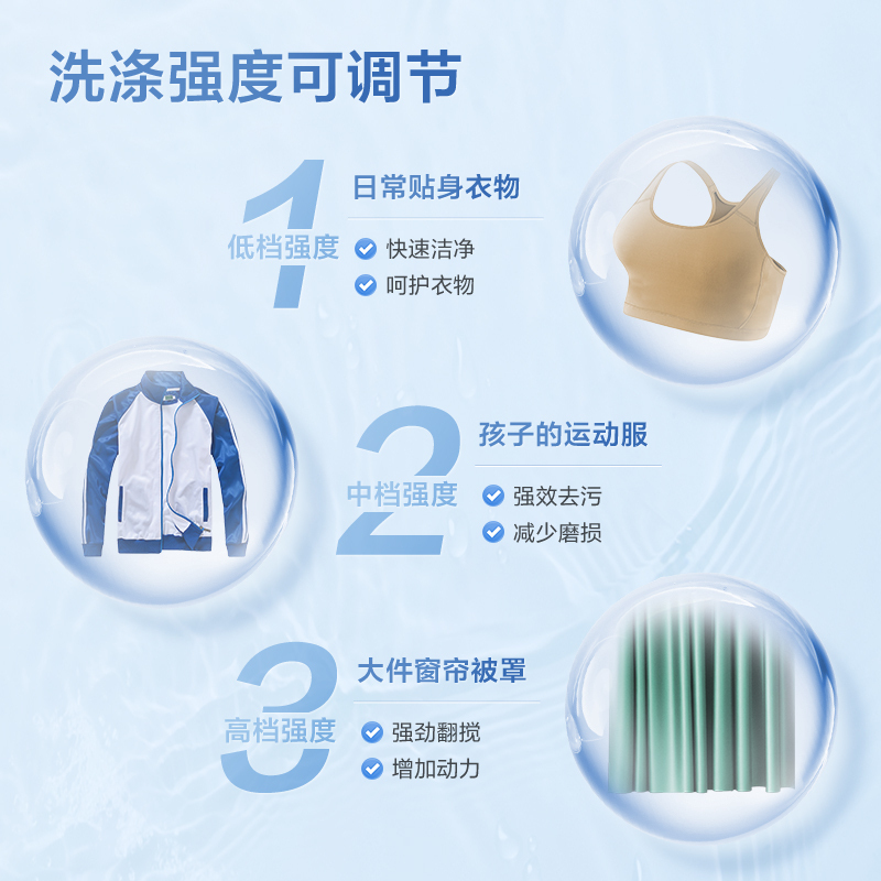 小天鹅(LittleSwan)波轮洗衣机全自动 8公斤 新风换气除菌除螨[TB80V27T] 一级能效