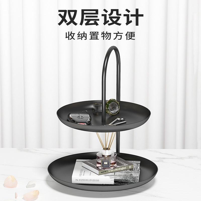 入户门口玄关挂钥匙置物架办公室装饰品托盘时光旧巷摆件居家小物件收纳架