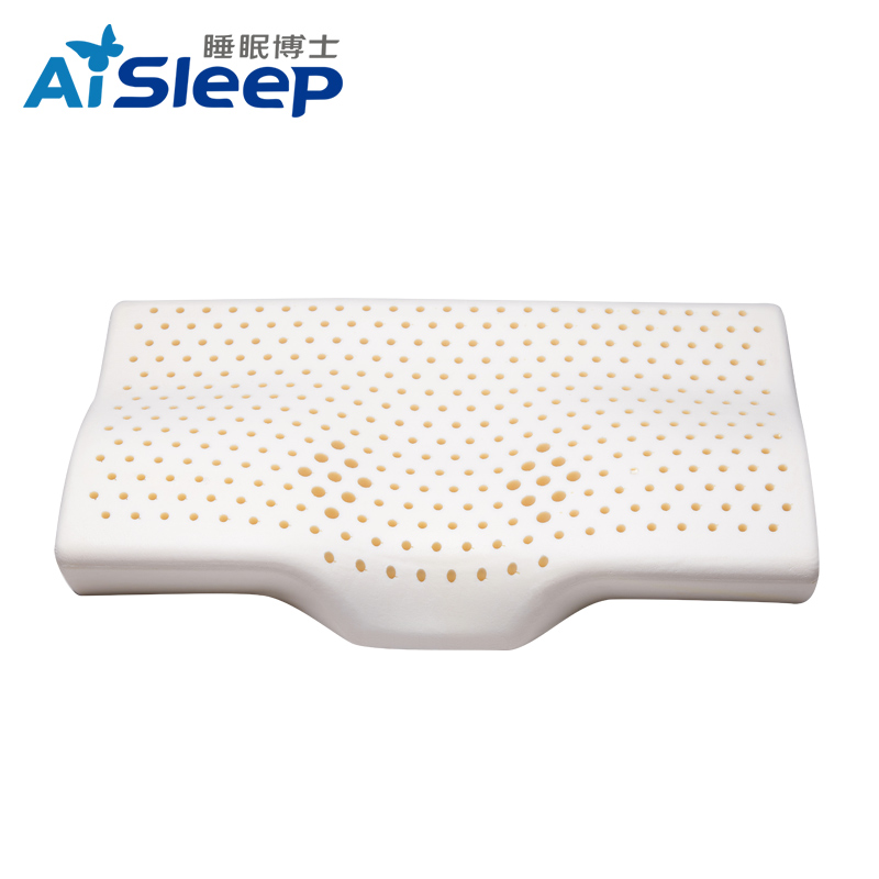 睡眠博士（AiSleep） 泰国进口乳胶枕 盈动蝶形护颈助眠枕头枕芯 60*35*6/11cm 春季;夏季;秋季;冬季高清大图