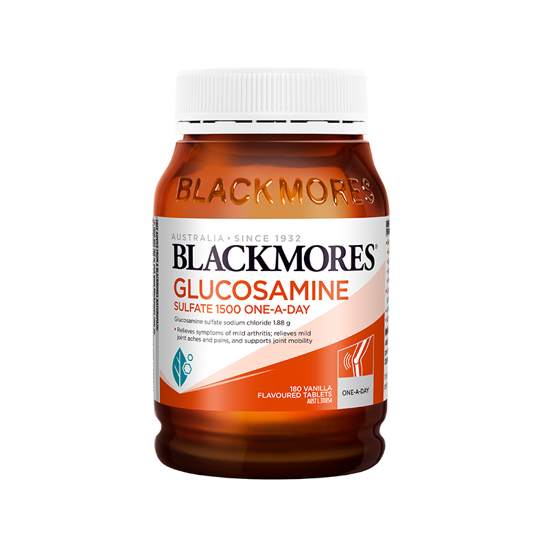 BLACKMORES 澳佳宝 维骨力葡萄糖胺 1500毫克 180片/瓶 澳洲进口 膳食营养补充剂 [新老包装随机]