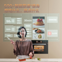 方太蒸烤箱一体机嵌入式家用烘培多功能彩膜屏 蒸烤炖*炸四合一智能大容量50L电蒸烤箱空气炸EF1.i 黑色款