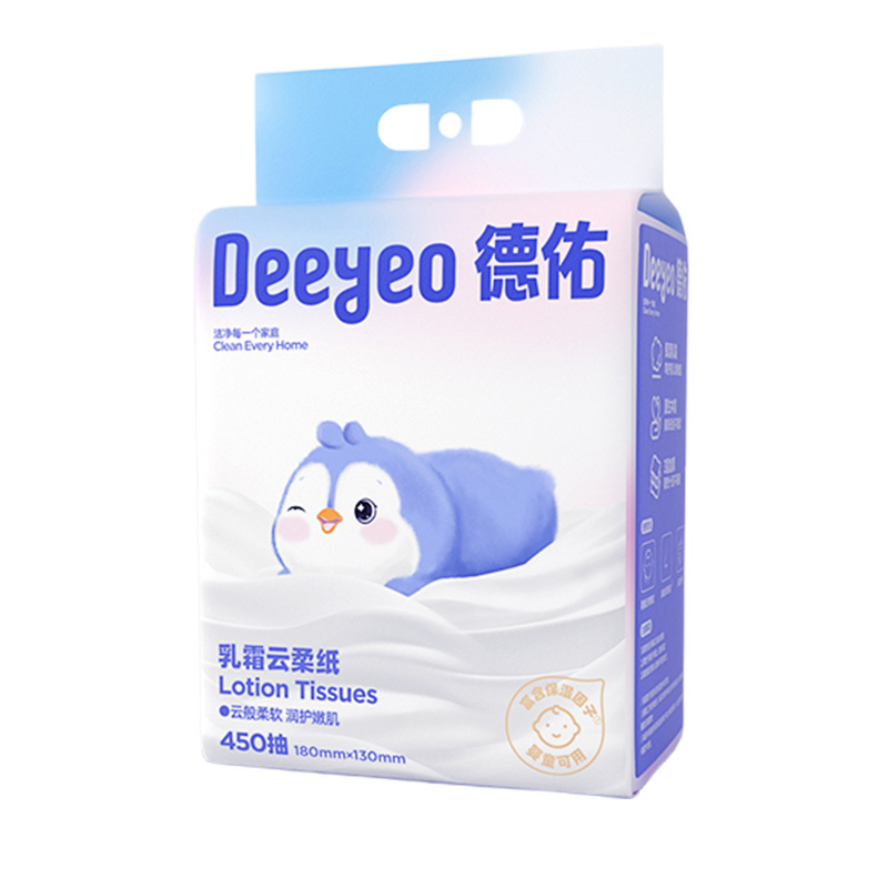 德佑乳霜纸450抽*1包嫩肌润护悬挂式2001DYST157
