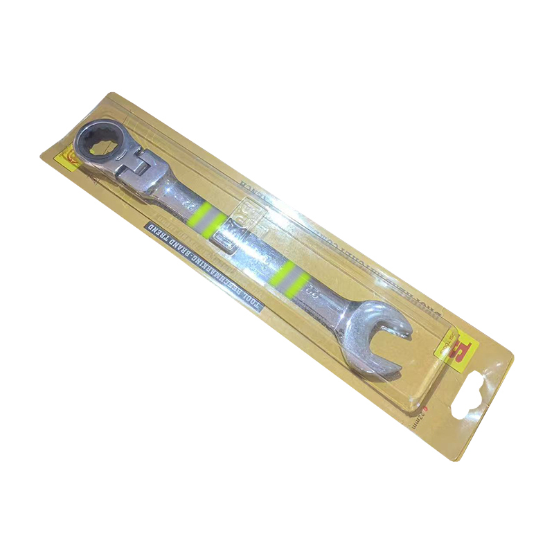波斯(BOSI) 荧光系列活动头棘轮两用扳手 22mm 把高清大图