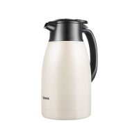 象印(ZO JIRUSHI) 不锈钢真空保温壶SH-HT15C大容量家用保温瓶热水瓶暖壶咖啡壶办公水壶 1.5L 奶白色