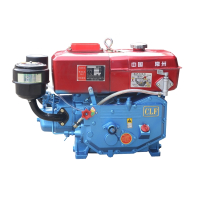 闪电客单缸柴油机常州175R180小型6_8匹马力水冷发动机拖拉机农用电启动 ZR180 8马力电启动直喷 送开关抖音