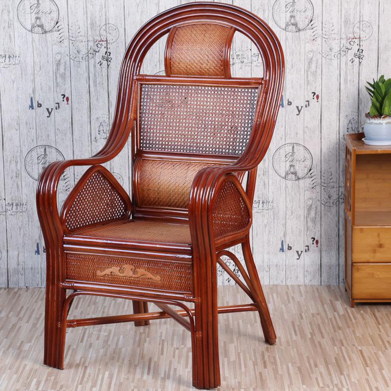 藤椅子高靠背腾椅天然真藤办公椅护腰休闲家用客厅滕椅单人定制 酒