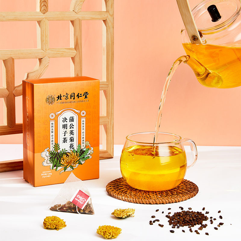 北京同仁堂内廷上用蒲公英菊花决明子茶120g