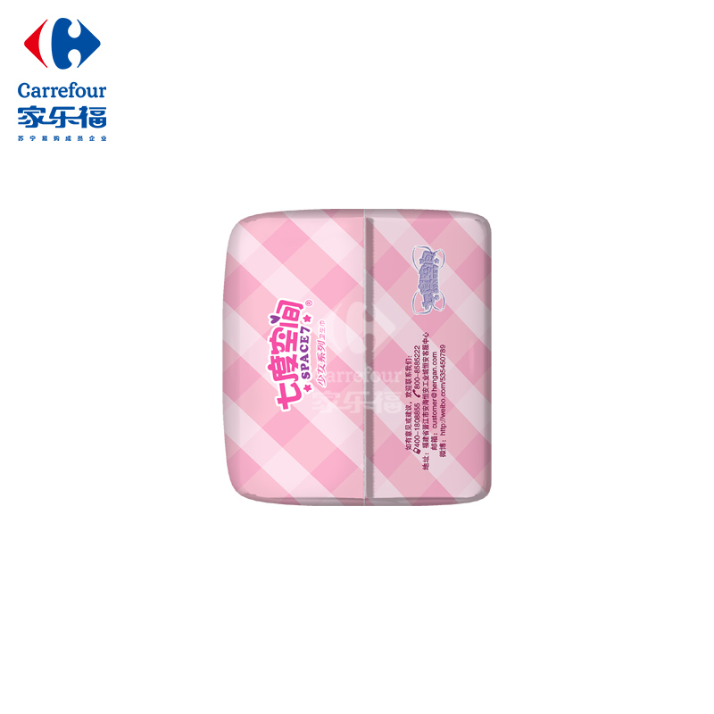 七度空间少女系列特薄日用30片大包装卫生巾