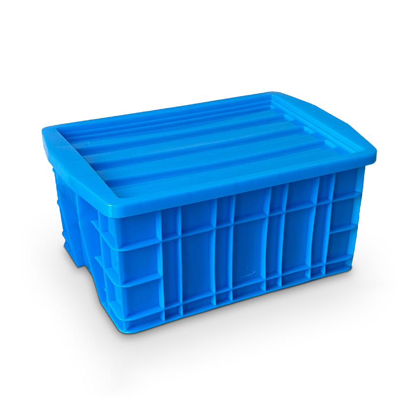 臻远ZY-SNXD-76收纳储物箱长方形物流中转箱带盖子 420*290*185mm高清大图