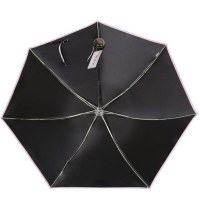 天堂伞 自游自在三折超轻黑胶晴雨伞太阳伞 浅蓝31027E