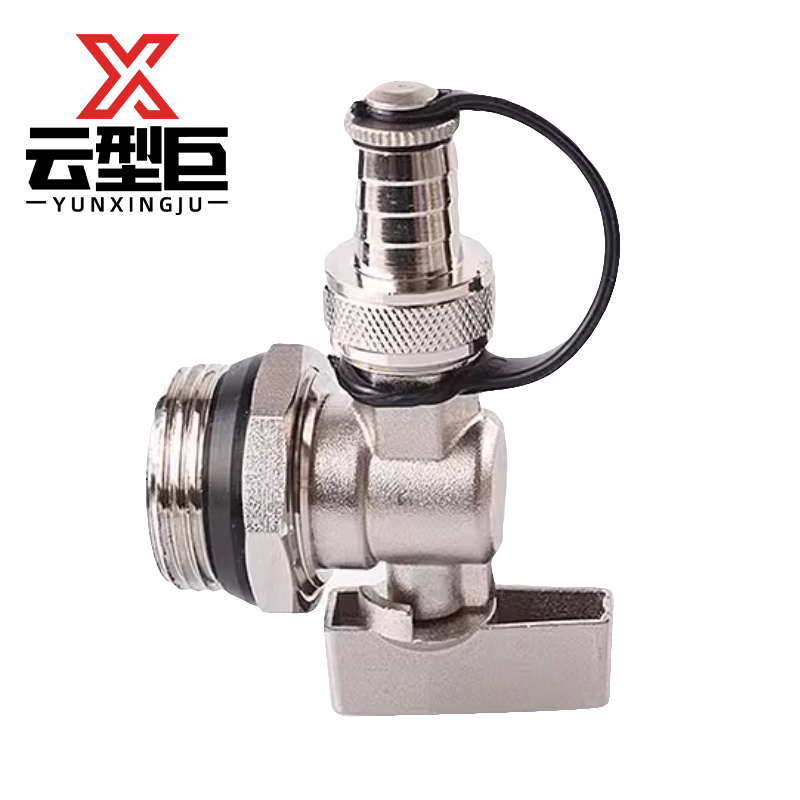 云型巨 地暖分水器暖气片放水阀门 地热分水器放水阀排水排气排污阀门 DN20 单位:个高清大图
