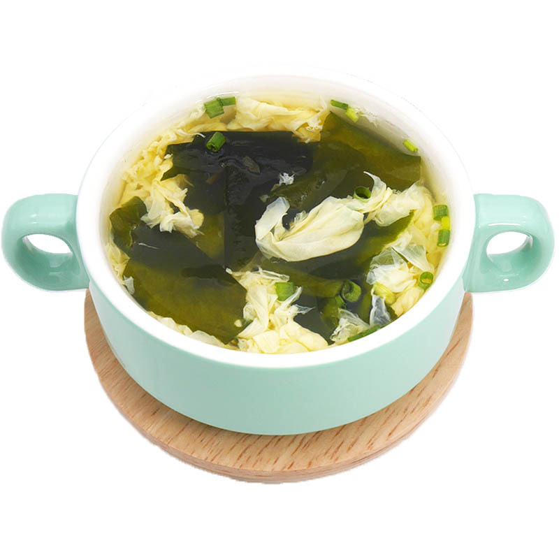 20包裙带菜蛋花汤方便早餐蔬菜紫菜即食代餐速食汤宿舍夜宵视频