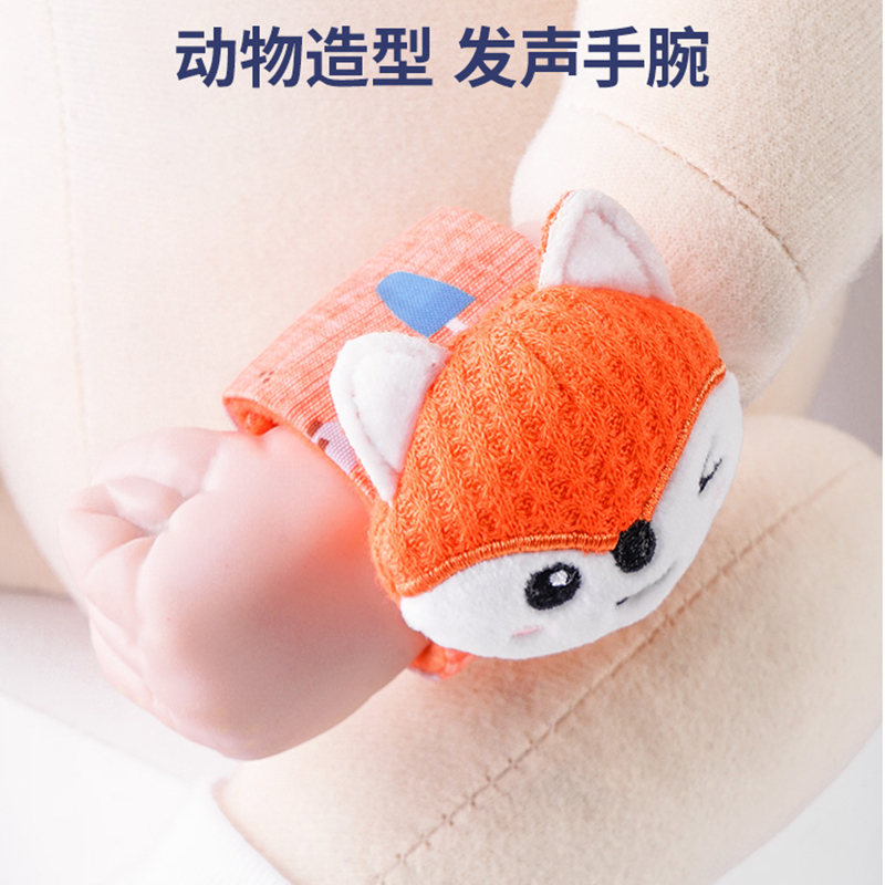 jollybaby婴儿玩具新生儿手腕手摇铃套装宝宝袜子响铃男女童1663高清大图