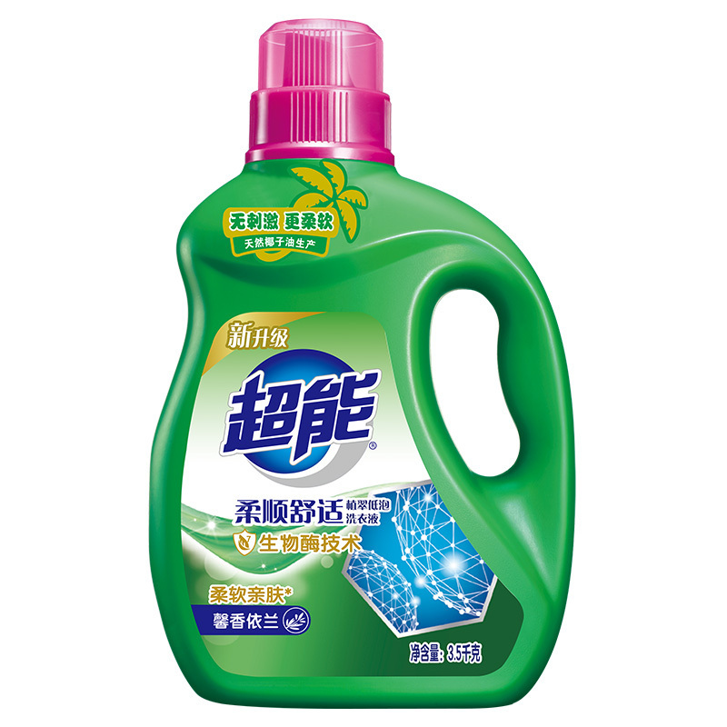 超能 3.5kg超能植翠洗衣液(柔顺舒适)N1 4桶装