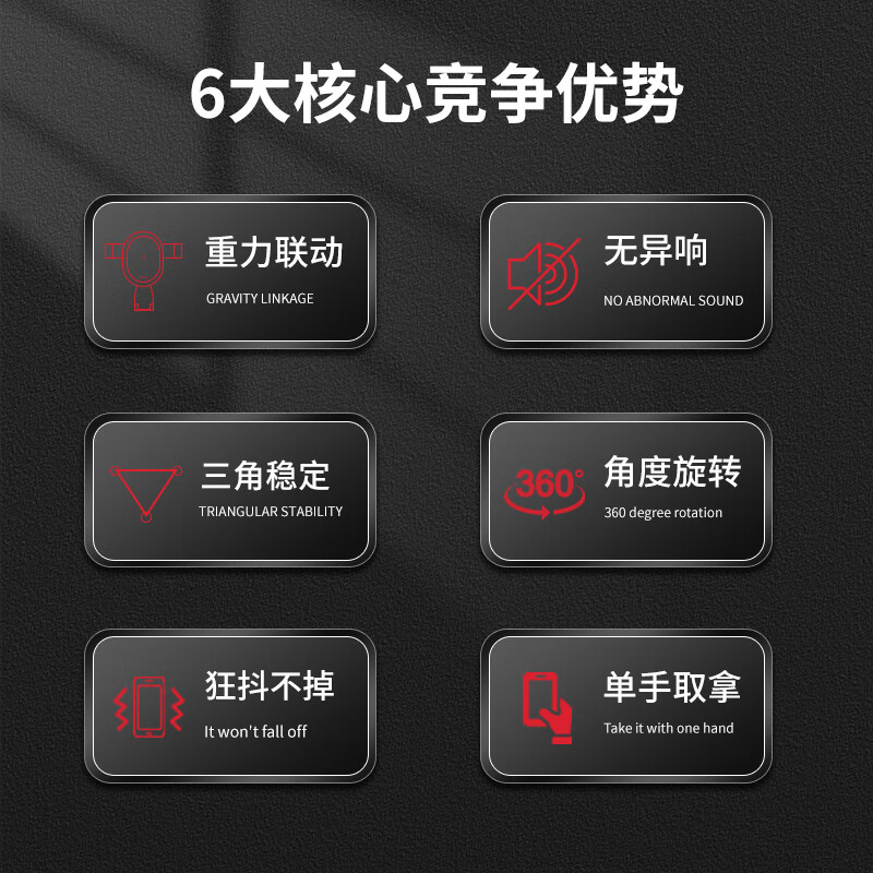 霍尼韦尔(Honeywell)车载手机支架 出风口导航支架 车内卡扣式手机固定器汽车用品高清大图