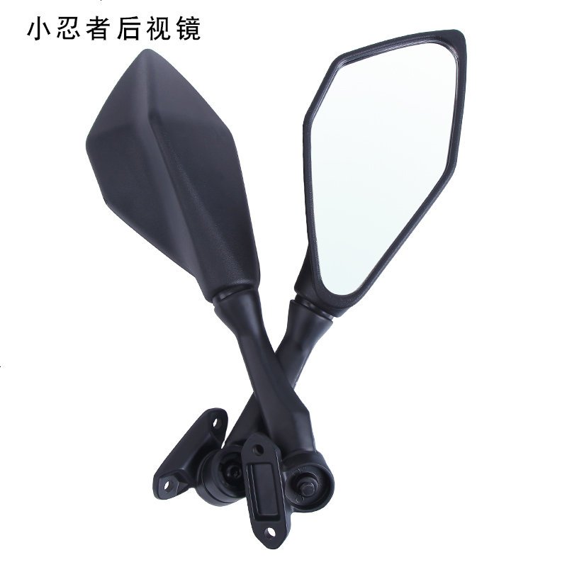 川崎小忍者后视镜永源战隼350反光镜摩托车后视镜配件跑车倒车镜报价_
