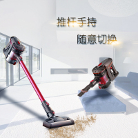 惠而浦(Whirlpool)无线手持吸尘器WVC-LI696Y 多功能家用无线大功率吸尘器推杆手持一键式切换 吸尘除螨机