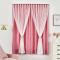 家柏饰(CORATED)简易安装公主风魔术贴窗帘遮光出租屋卧室飘窗免打孔粘贴短帘