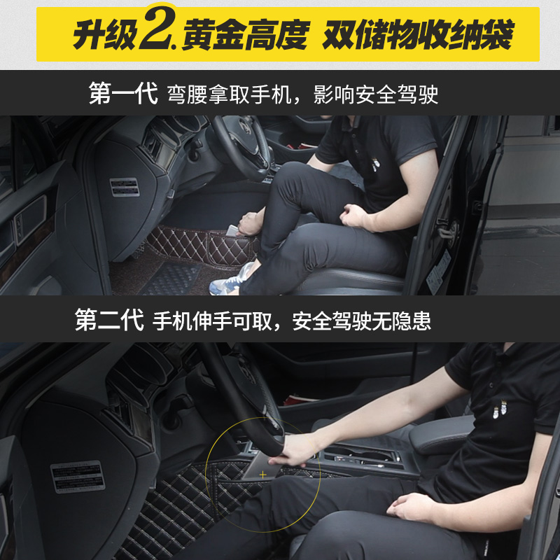 [补贴10%]汽车脚垫单片专用主驾驶脚垫单个丝圈车脚垫子主驾驶位室座全包围高清大图