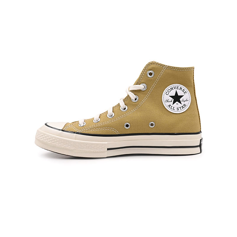 converse匡威帆布鞋男女同款1970s三星标高帮运动鞋休闲鞋姜黄csa