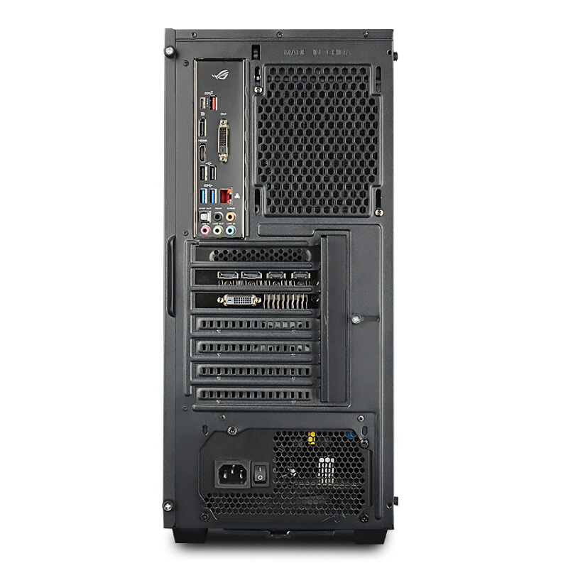 宁美国度 i5 9400F/i7 8700/1660 6G/ 24/27英寸 曲面屏 DIY水冷组装机吃鸡游戏台式电脑
