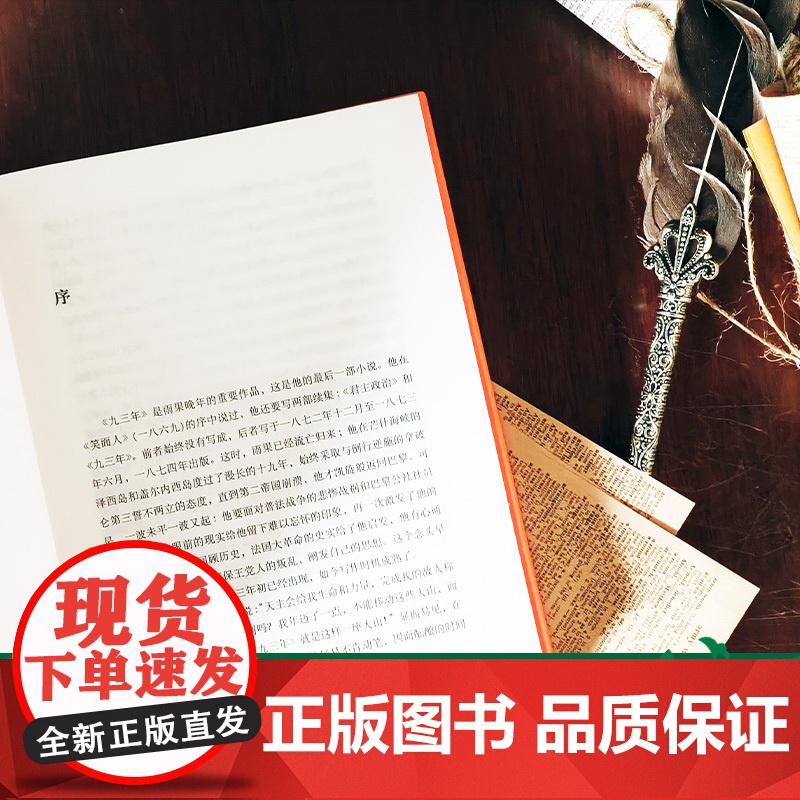 雨果精选集:九三年雨果经典作品名家译本精美插图丰富赠品外国热门小说世界名著豆瓣高分图书正版书籍译林出版社店高清大图