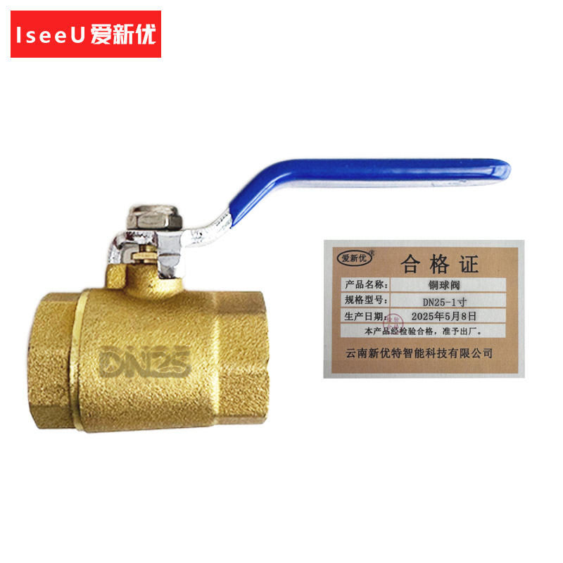爱新优 铜球阀 DN25-1寸 (个)高清大图