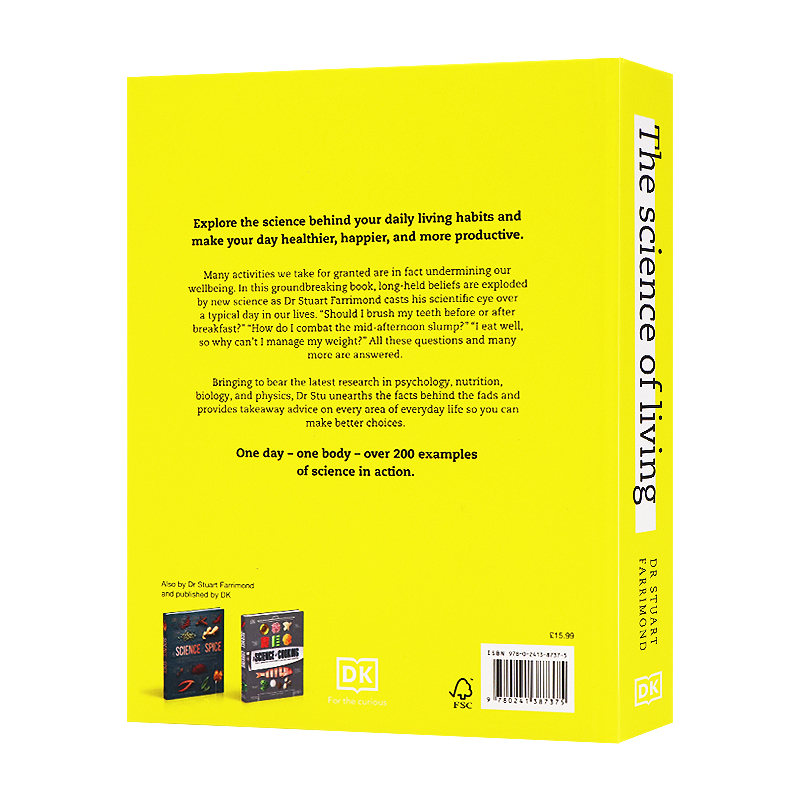 [正版]DK生活科学 219个考虑您日常工作的理由 英文原版 The Science of Living 泰晤士报高清大图