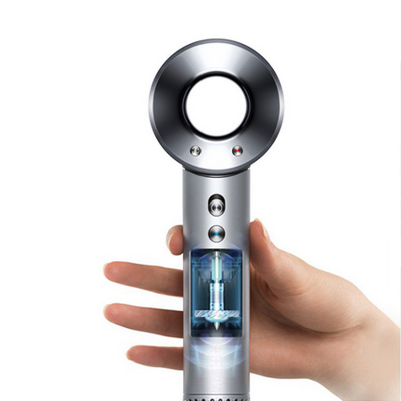 [沙龙专业版]戴森(DYSON) Supersonic HD02 负离子护发静音设计1600W 智能电吹风 风筒 银色高清大图