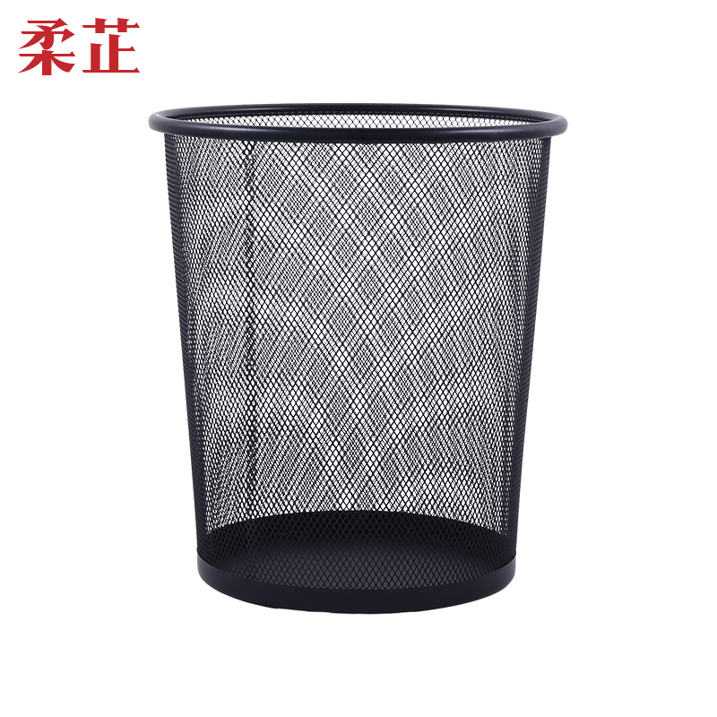 柔芷 铁艺垃圾桶 中 个