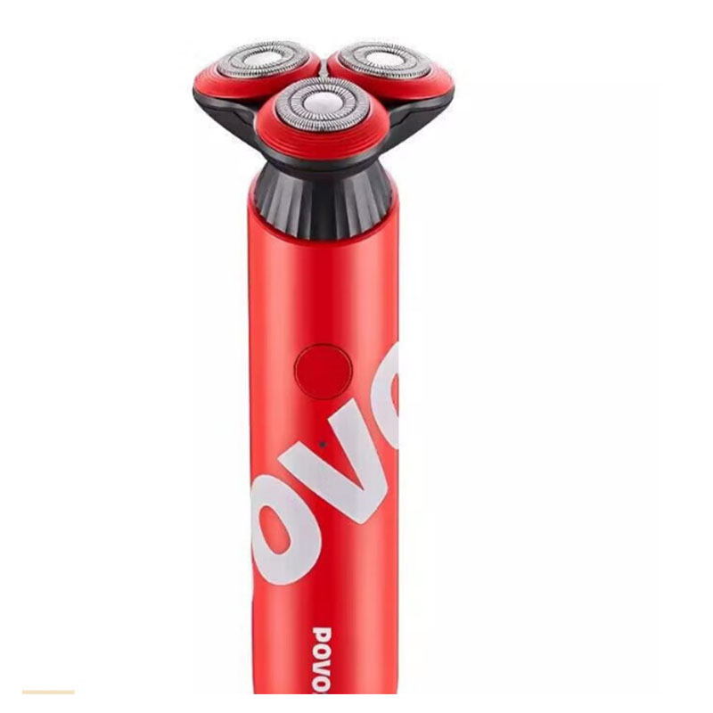 奔腾(POVOS)剃须刀PQ9700珊瑚红男士电动刮胡刀迷你便携全身合金机身水洗剃须刀