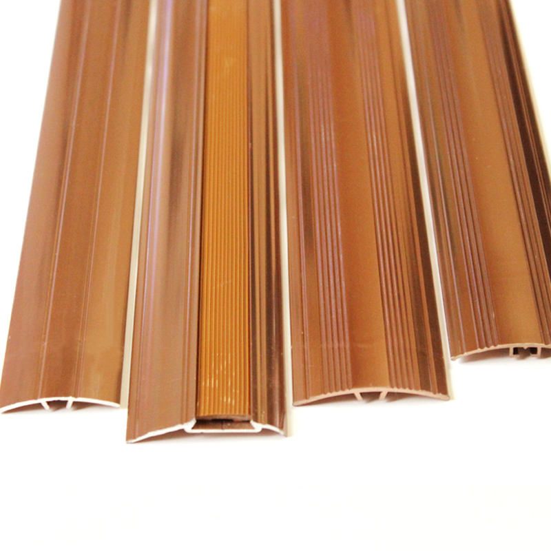 玫瑰金门压条加厚磨砂地板收边压条门扣条门口条门槛条高低扣圆弧过桥