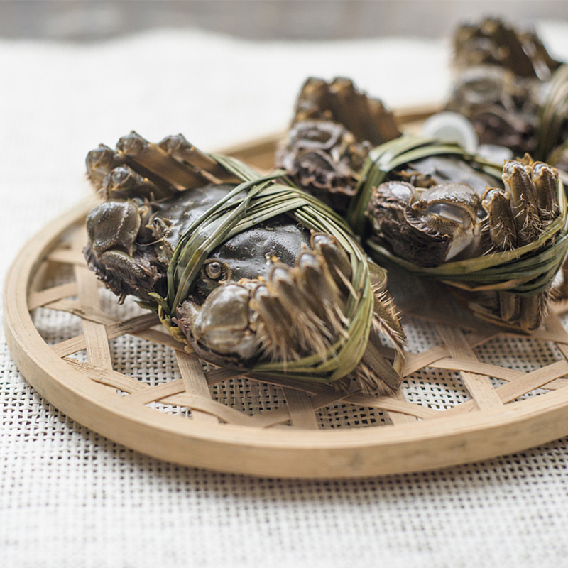 [鲜活螃蟹]阳澄物语 阳澄湖镇大闸蟹公4.5两 母3.0两 4对 苏州阳澄湖大闸蟹协会推荐