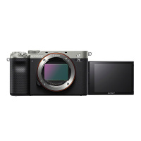 索尼(SONY)Alpha 7C 全画幅微单数码相机 轻便小巧 银色(ILCE-7C/A7C/α7C)侧翻式液晶屏 新机小7