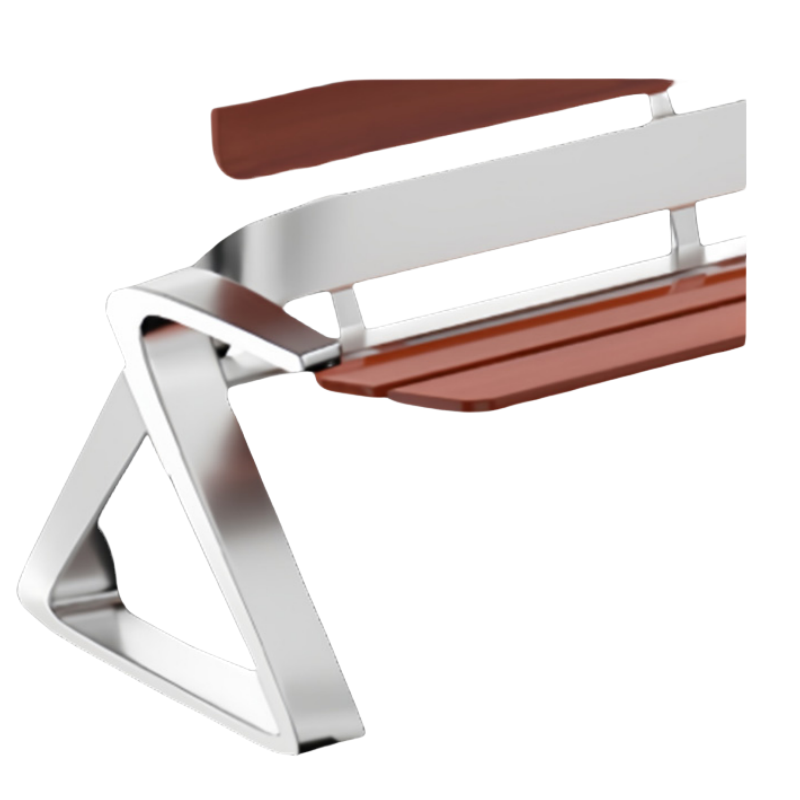 依韵珂不锈钢靠背椅1.8米把高清大图