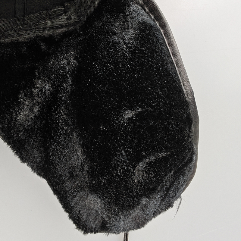 鸽护 雷锋帽 GH20QDK-黑色毛 顶高清大图