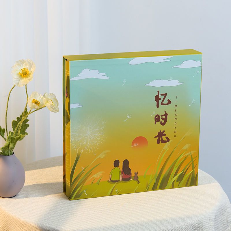 5678寸一本装 相册影集插页式家庭相册本纪念册6寸大容量1308张 时光影集 麂皮绒6寸100不过塑