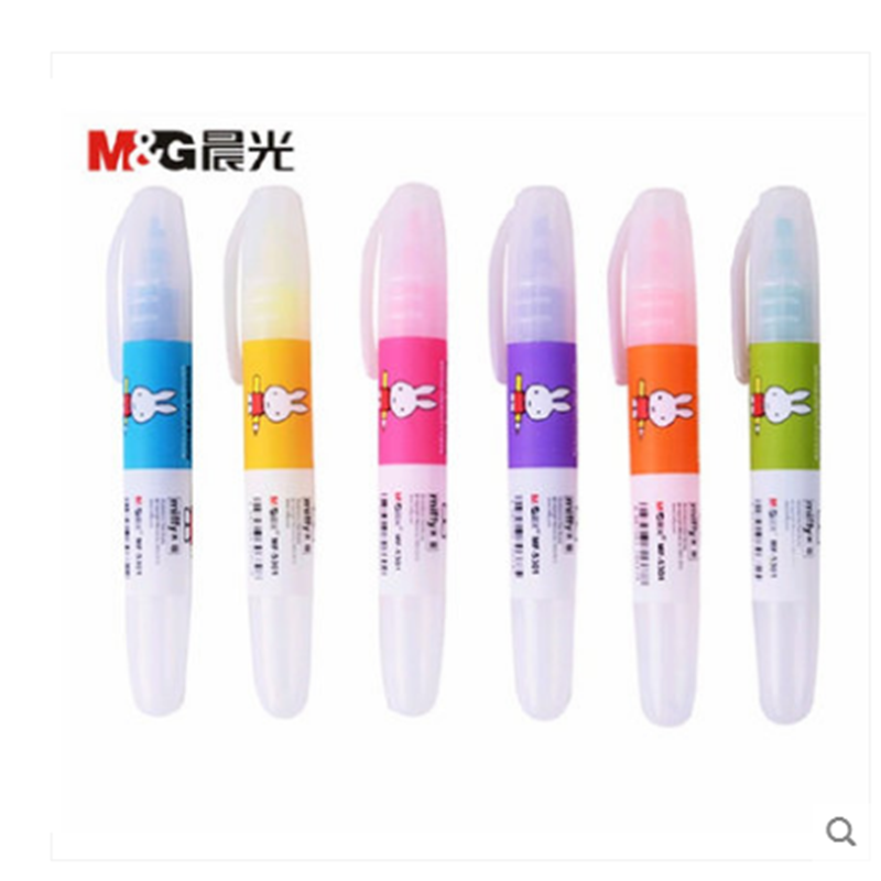 晨光MF-5301荧光笔 米菲香味荧光笔 米菲萤光笔 粉红色荧光笔
