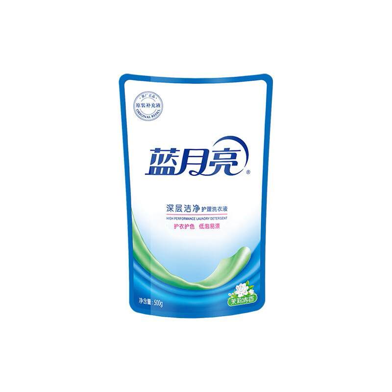 蓝月亮 洗护组合三件套/(茉莉花香洗衣液1kg+茉莉花香洗衣液500g+玉玲兰柔顺剂500g)高清大图