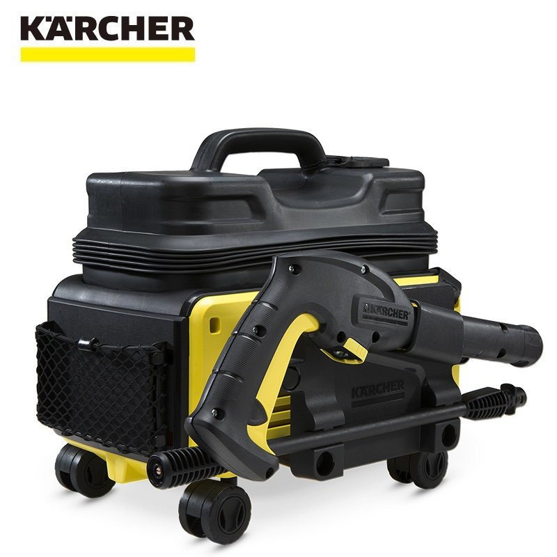 凯驰集团德国KARCHER卡赫家用高压便携自带折叠水箱清洗机洗车机K 2 Follow Me Premium豪华交流电版