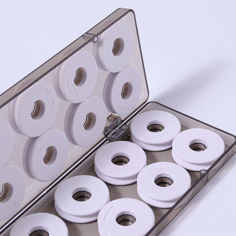 钓鱼鱼线盒主线盒钓鱼线子线盒白色40轴线组鱼线配件渔具垂钓用品