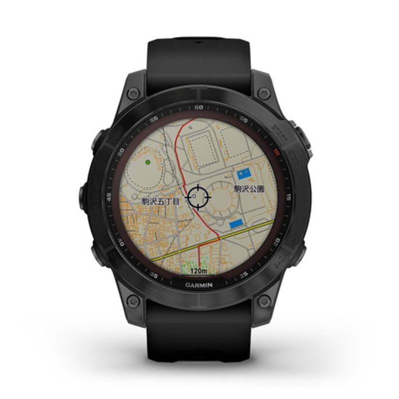 Garmin运动手表GPS户外导航太阳能充电钛金属男女士多功能智能手表
