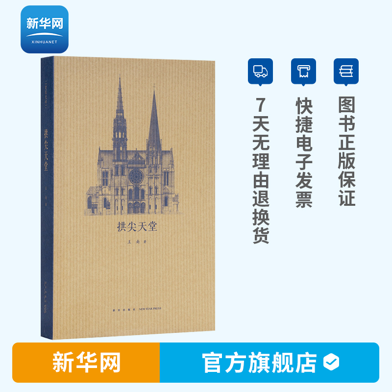 [友一个正版]网拱尖天堂 王南建筑史诗系列 全球哥特建筑大巡礼 修道圣所姊妹篇 欧洲中世纪教堂建筑构造 艺术文库本通识