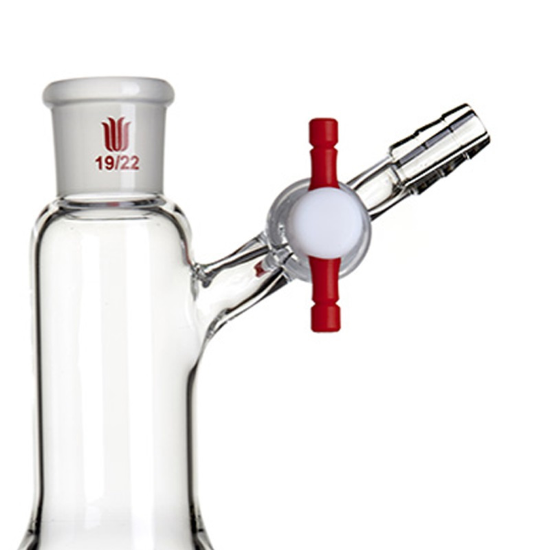 SYNTHWARE F909500反应茄瓶,磨口:19/22,500ml,四氟节门 个