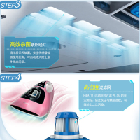 飞利浦 (Philips) 除螨吸尘器 FC6231/81 家用小型手持式带紫外线杀菌除螨仪 3600次/分钟 强力拍打