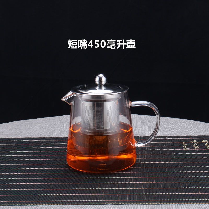 玻璃单壶电热炉煮茶壶套装耐高温泡茶具普洱过滤壶家用烧水壶加>800
