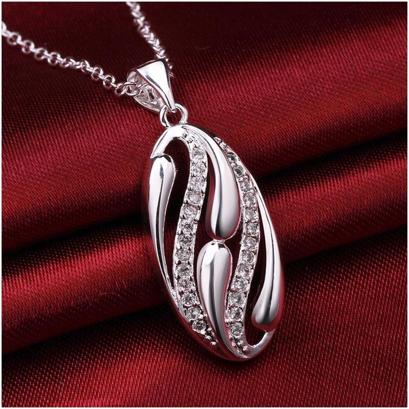 N620 Women Silver Necklace 镀925纯银女项链日韩版锁骨链潮人送女朋友七夕情人节礼物
