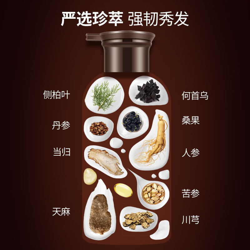 蜂花(BEE & FLOWER) 九樽植萃固发防脱洗发露358ml*1瓶